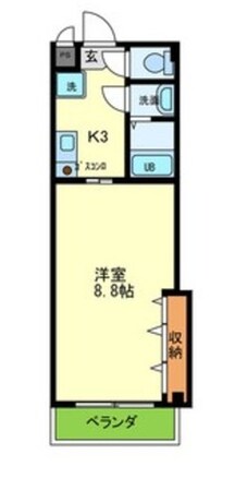 ダイナースコートの物件間取画像